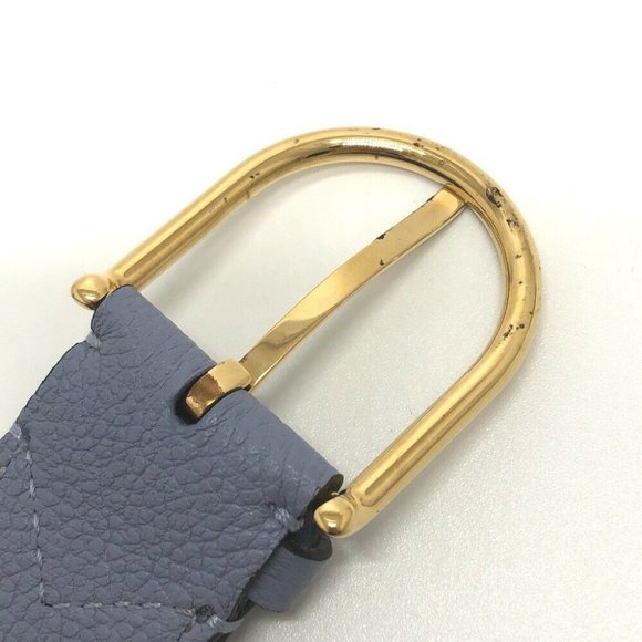 LOUIS VUITTON  MonogramEmpreinte Ceinture-Gracieux belt blue - Picture 3 of 9